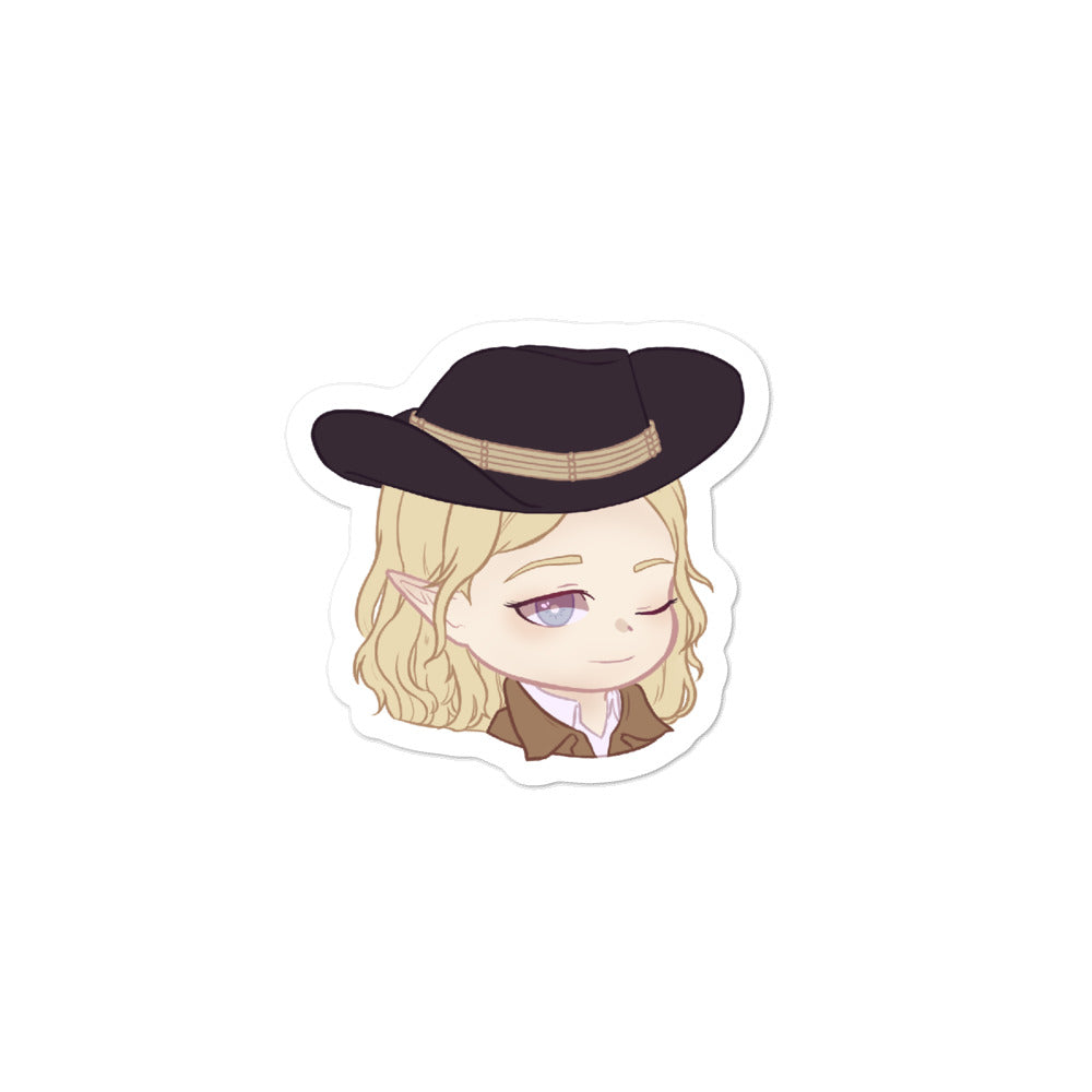 Chibi Hollis 3x3" Sticker
