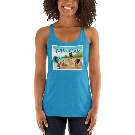 Osirion Postcard Women's Racerback Tank